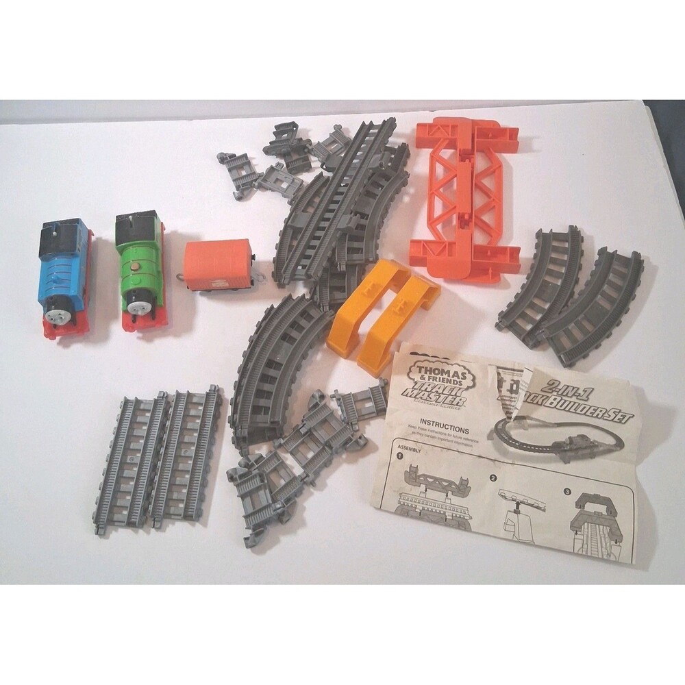 Thomas and Friends Trackmaster 2-in-1 Track Builder Set! Plus Percy READ!